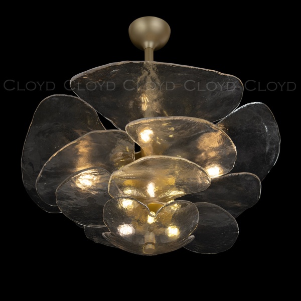 Люстра Cloyd ASPASIA C12 / Ø67 см - латунь светл. (арт.11654) от интернет-магазина IDODOM.RU