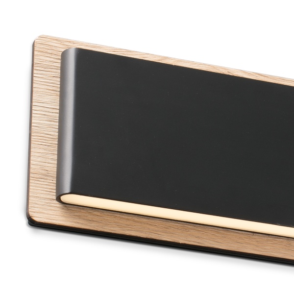 Бра черное на деревянной основе Mood от интернет-магазина IDODOM.RU