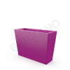 Кашпо Trapezio 70H DB Royal Purple