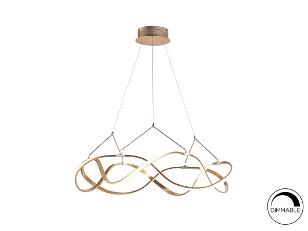 Подвесной светильник Molly 80Ø  розовое золото от интернет-магазина IDODOM.RU