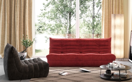 Кресло ДеФранс™️ 1-местное - Примавера шенилл