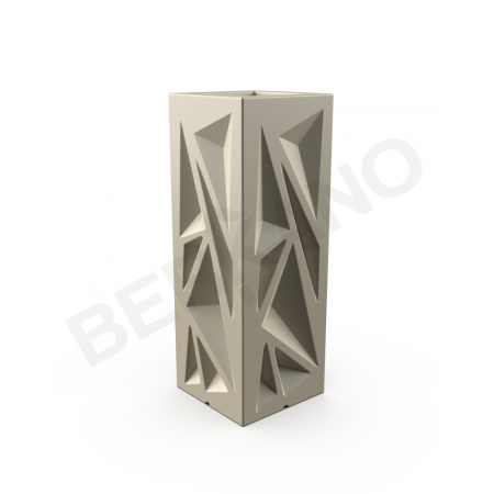 Кашпо Icelandic Vertical DB Bone Brown