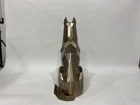 Немецкая овчарка.   Финиш: Обжиг. Цвет: Золото. от интернет-магазина IDODOM.RU