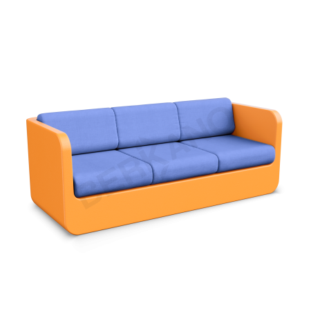 Диван Grace с подушками Orange, Navy