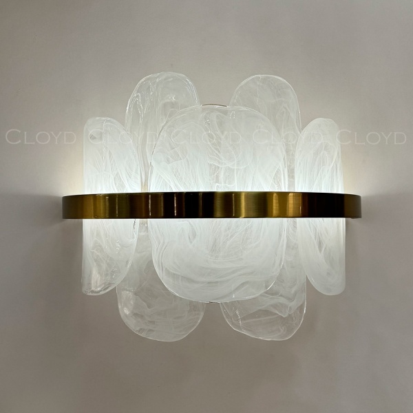 Бра Cloyd COLD W1 / выс. 28 см - латунь (арт.20419) от интернет-магазина IDODOM.RU