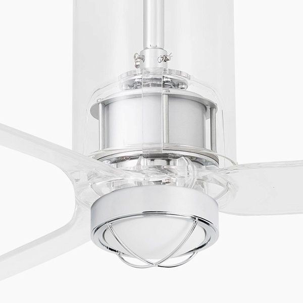 Потолочный вентилятор Tube Fan LED прозрачный от интернет-магазина IDODOM.RU