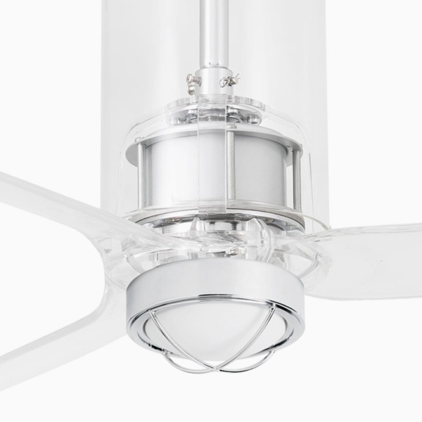 Потолочный вентилятор Tube Fan LED прозрачный от интернет-магазина IDODOM.RU