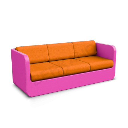 Диван Grace с подушками Royal Purple, Orange