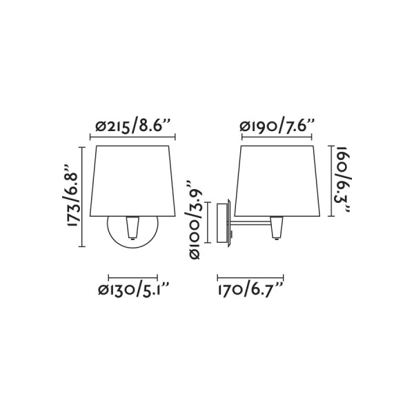 Бра Samba белый/бежевый от интернет-магазина IDODOM.RU