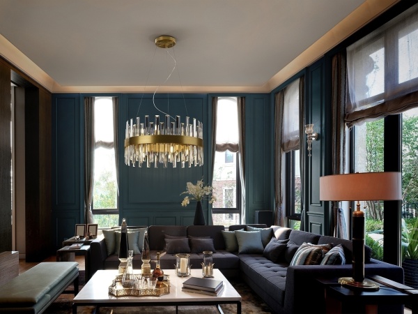 Люстра Grace 14L золотая от интернет-магазина IDODOM.RU