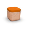 Пуф Grace терракотового цвета, аксессуар оранжевого цвета