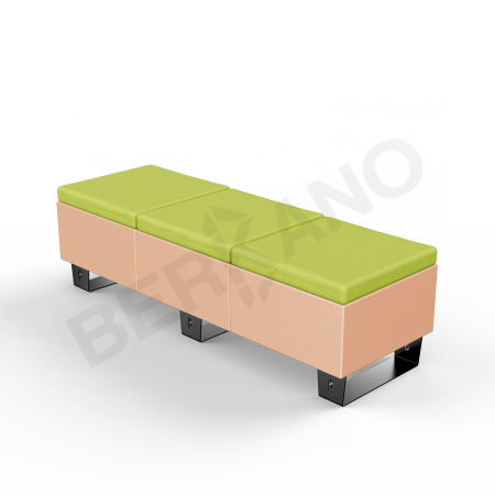 Скамейка Brick 180 Terracotta, Green