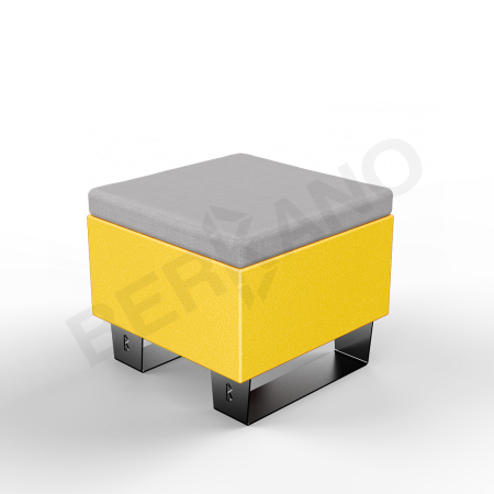 Скамейка Brick 60 Yellow, Gray