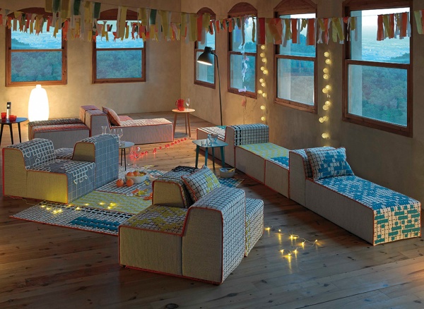 Шезлонг Bandas C Turquoise от интернет-магазина IDODOM.RU