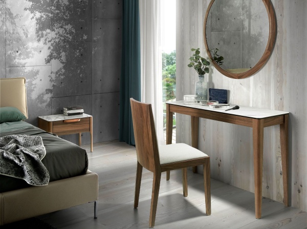 Консоль 315-X / 3082 из орехового дерева с керамической столешницей от интернет-магазина IDODOM.RU