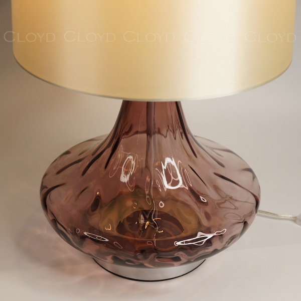 Настольная лампа Cloyd LEBEN T1 / выс. 61 см - хром - фиолетов.стекло (арт.30125) от интернет-магазина IDODOM.RU