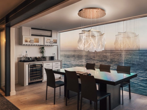 Подвесной светильник Velos 14L розовое золото от интернет-магазина IDODOM.RU