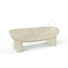 Диван SLON Bone коричневого цвета