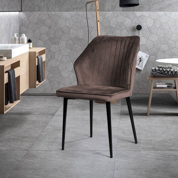 Стул Berg, бархат антрацит 14 от интернет-магазина IDODOM.RU