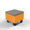 Скамейка Brick 60 Orange, Graphite
