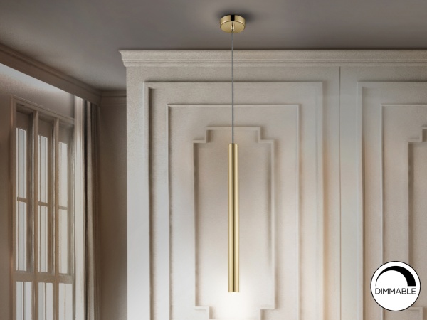 Подвесной светильник Varas 1L золото от интернет-магазина IDODOM.RU