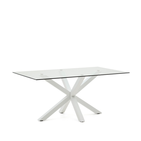 Стол Arya 160x90 стекло белый от интернет-магазина IDODOM.RU