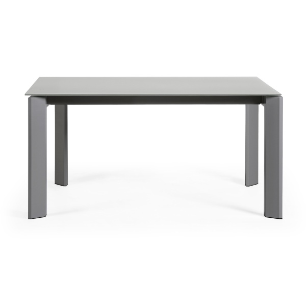 Стол Atta 160 (220) x90 антрацит, темно-серый, стекло от интернет-магазина IDODOM.RU
