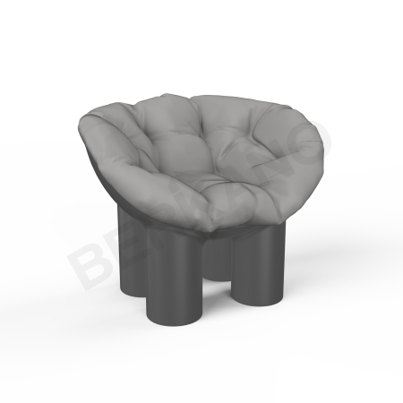 Кресло SLON Kids Coal Black, Gray