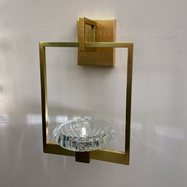 Бра Cloyd BEKAR W1 / выс. 38 см - латунь (арт.20386) от интернет-магазина IDODOM.RU