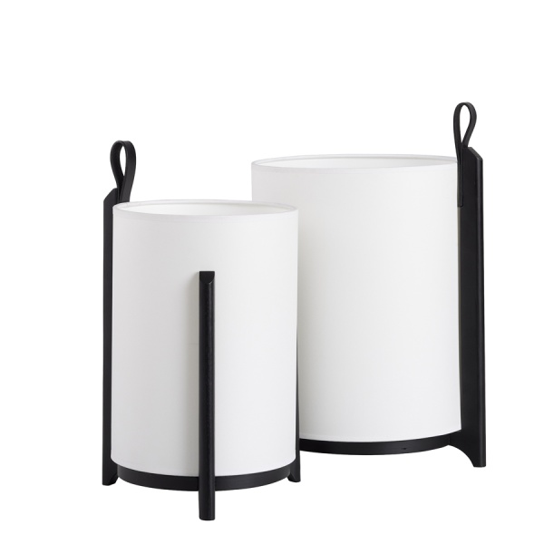 Настольная лампа на батарейках Greta черный/белый от интернет-магазина IDODOM.RU