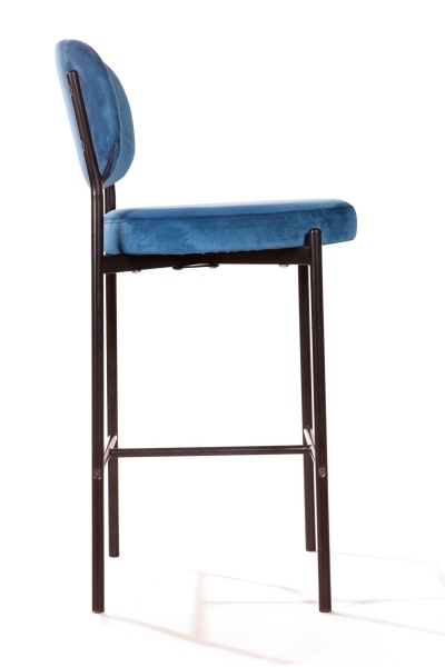 Стул полубарный Mason, бархат синий 29 от интернет-магазина IDODOM.RU