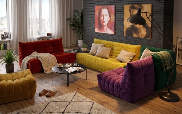 Кресло ДеФранс™️ Слим - Эконом микровелюр