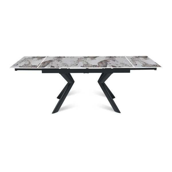 Стол раскладной Bridge (140+40+40), керамика глянцевая Pandora от интернет-магазина IDODOM.RU