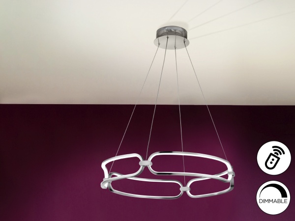 Подвесной светильник Colette LED хром 60Ø DIM от интернет-магазина IDODOM.RU