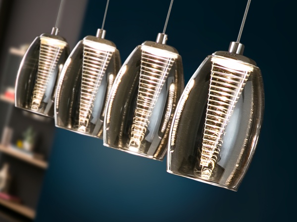 Подвесной светильник Nebula 4L LED хром от интернет-магазина IDODOM.RU