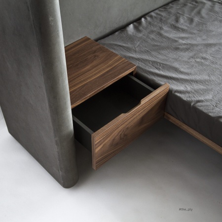 Кровать Stone_B2M с П-образным изголовьем и тумбочками от интернет-магазина IDODOM.RU