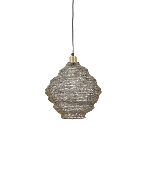 Подвесной светильник Sarraco, металл золотистого цвета Ø 30 см от интернет-магазина IDODOM.RU