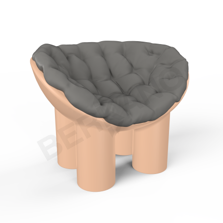 Кресло SLON Terracotta, Graphite