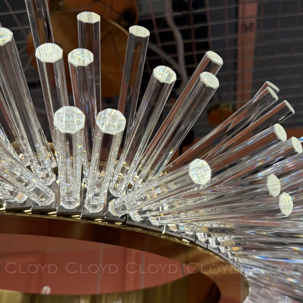 Люстра Cloyd LEPTONE C1 / Ø62 см - латунь (арт.11528) от интернет-магазина IDODOM.RU