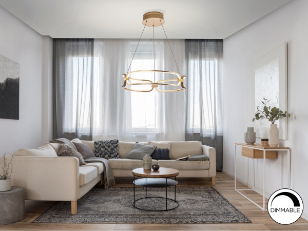 Подвесной светильник Colette Ø47 розовое золото от интернет-магазина IDODOM.RU