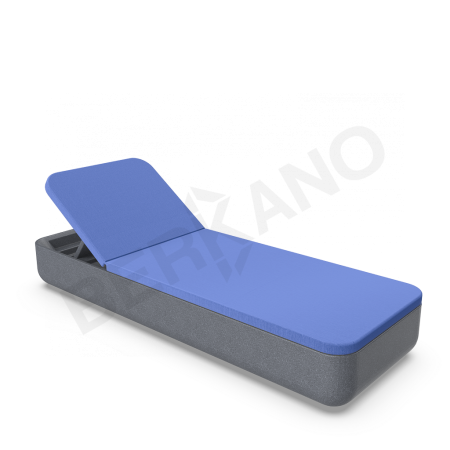 Шезлонг Grace Black Granite, Navy