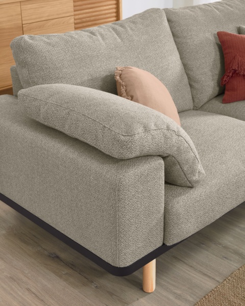 Набор из 2-х подушек для дивана Noa бежевый от интернет-магазина IDODOM.RU