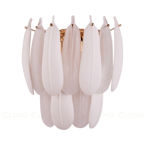 Бра Cloyd BAHAMA-A W3 / выс. 32 см - бел.керамика (арт.20179) от интернет-магазина IDODOM.RU