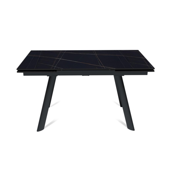 Стол раскладной Stone (140+40+40), керамика матовая Black Gold от интернет-магазина IDODOM.RU