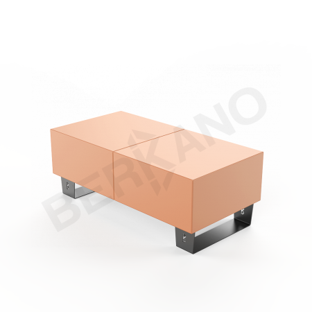 Скамейка Brick 120 Terracotta