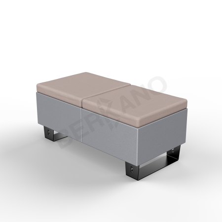 Скамейка Brick 120 Graphite, Cappuccino