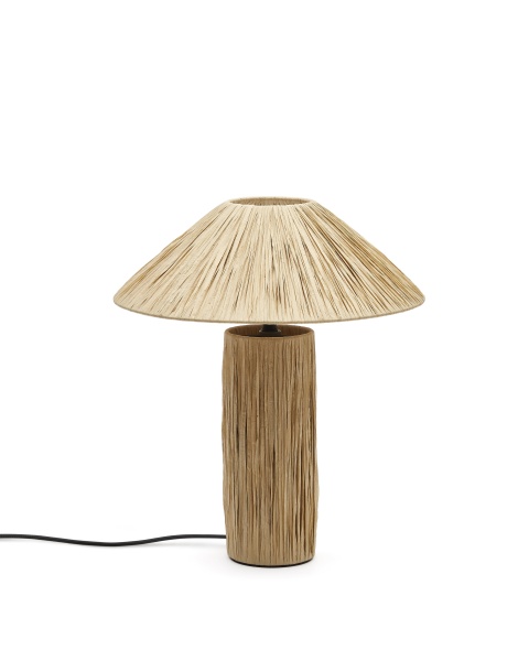 Samse Настольная лампа из натуральной рафии от интернет-магазина IDODOM.RU