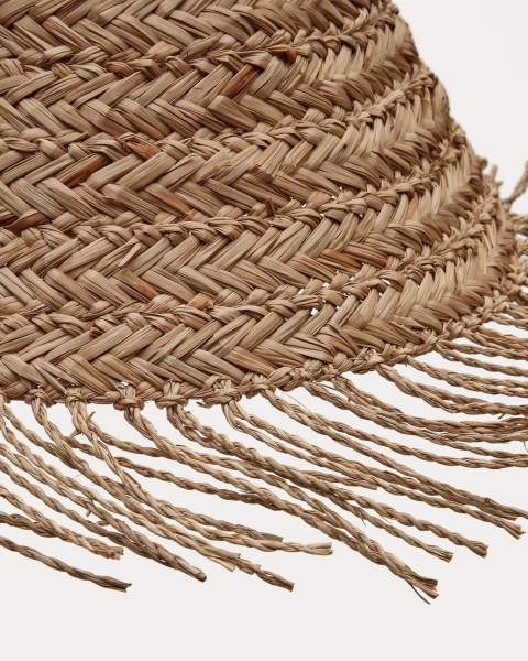 Абажур Fonteta из натурального волокна с натуральной отделкой, 40 см от интернет-магазина IDODOM.RU