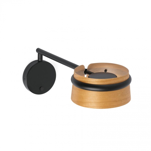 Бра с шарнирным кронштейном Loop черный от интернет-магазина IDODOM.RU