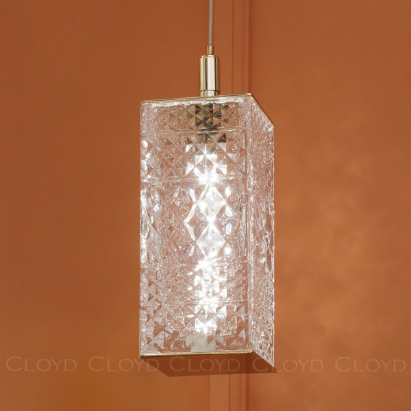 Подвесной светильник Cloyd PROMENADE P1 / шир. 8 см - золото (арт.11526) от интернет-магазина IDODOM.RU